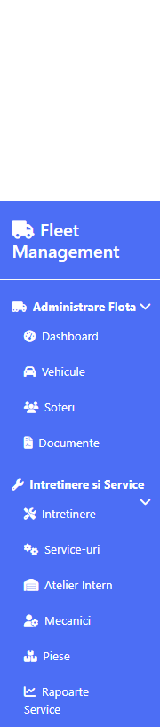 Fleetly.ro  – Sistem Profesional de Gestiune Flote Auto